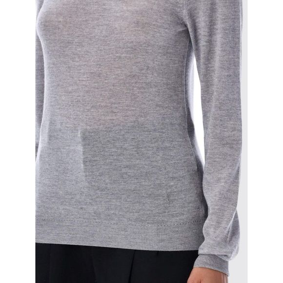 Saint Laurent Sweater Woman Grey - Picture 3 of 4